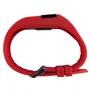 Billow Pulsera de Actividad Fitness BT 4.0 con Pulsómetro, Pantalla 1.2 cm, Compatible Android e iOS, Color Rojo